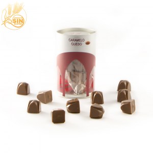 Telechuches - Lobetanni Rojo Bombones de Chocolate relleno de crema de Caramelo y Queso