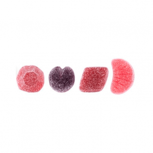 Telechuches Caramelo de corazon tierno Natural de Frutas rojas